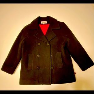 Rare Vintage American Girl Navy Wool Peacoat